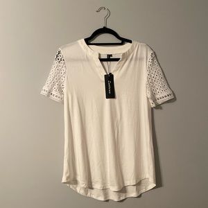 Zattcas NWT Womens Tunic Tops, Women Casual Short Sleeve V Neck High Low Blouse